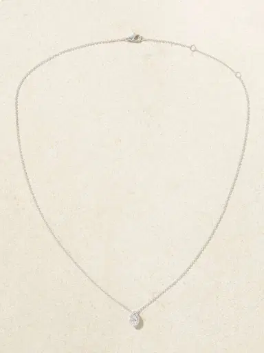 De Beers Aura 18-karat White Gold Diamond Necklace | Thumbnail 4 De Beers Aura 18-karat White Gold Diamond Necklace | Thumbnail 4
