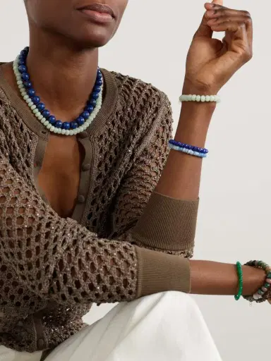 JIA JIA Gold Lapis Lazuli Necklace | Thumbnail 5 JIA JIA Gold Lapis Lazuli Necklace | Thumbnail 5