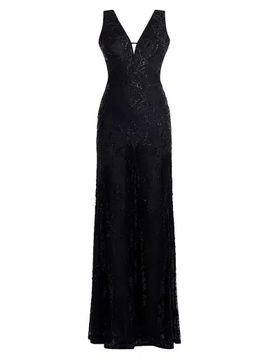 BCBGMAXAZRIA Women's Embellished Cut Out Gown | Thumbnail 1 BCBGMAXAZRIA Women's Embellished Cut Out Gown | Thumbnail 1