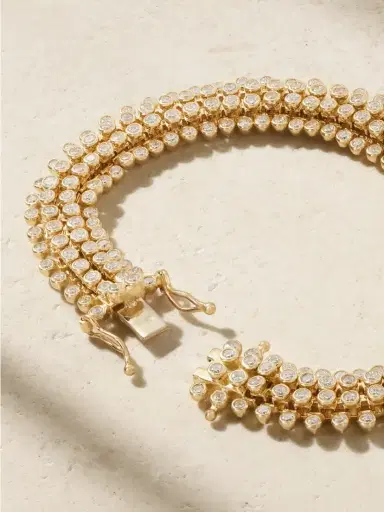 Marie Lichtenberg Mesh 18-karat Gold Diamond Bracelet | Thumbnail 3 Marie Lichtenberg Mesh 18-karat Gold Diamond Bracelet | Thumbnail 3