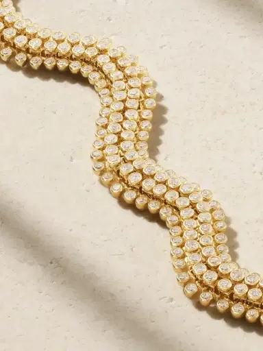 Marie Lichtenberg Mesh 18-karat Gold Diamond Bracelet | Thumbnail 4 Marie Lichtenberg Mesh 18-karat Gold Diamond Bracelet | Thumbnail 4