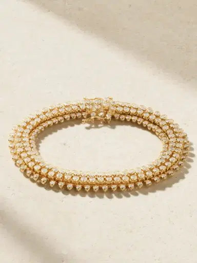 Marie Lichtenberg Mesh 18-karat Gold Diamond Bracelet | Thumbnail 1 Marie Lichtenberg Mesh 18-karat Gold Diamond Bracelet | Thumbnail 1