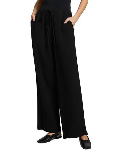 RAILS Women's Emmie Gauze Drawstring Wide-Leg Pants | Thumbnail 3