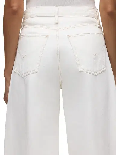 Hudson Jeans Women's Bailey Relaxed Barrel-Leg Jeans - White | Thumbnail 8 Hudson Jeans Women's Bailey Relaxed Barrel-Leg Jeans - White | Thumbnail 8