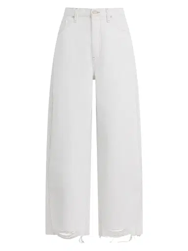 Hudson Jeans Women's Bailey Relaxed Barrel-Leg Jeans - White | Thumbnail 1 Hudson Jeans Women's Bailey Relaxed Barrel-Leg Jeans - White | Thumbnail 1
