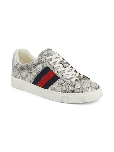 Gucci Men's Ace GG Supreme Canvas Low-Top Sneakers - Black - Size 13 | Thumbnail 2 Gucci Men's Ace GG Supreme Canvas Low-Top Sneakers - Black - Size 13 | Thumbnail 2