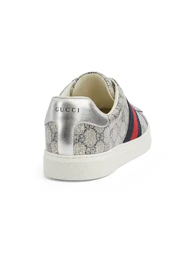 Gucci Men's Ace GG Supreme Canvas Low-Top Sneakers - Black - Size 13 | Thumbnail 3 Gucci Men's Ace GG Supreme Canvas Low-Top Sneakers - Black - Size 13 | Thumbnail 3