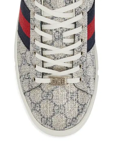 Gucci Men's Ace GG Supreme Canvas Low-Top Sneakers - Black - Size 13 | Thumbnail 5 Gucci Men's Ace GG Supreme Canvas Low-Top Sneakers - Black - Size 13 | Thumbnail 5