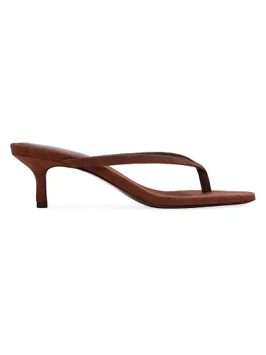 Black Suede Studio Women's Tash 50MM Suede Heels - Brownie Suede - Size 12 | Thumbnail 1 Black Suede Studio Women's Tash 50MM Suede Heels - Brownie Suede - Size 12 | Thumbnail 1