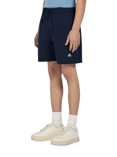 Moose Knuckles Men's Logo Drawstring Swim Shorts - Navy | Thumbnail 4
