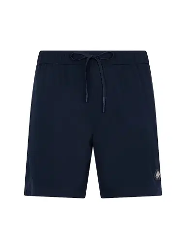 Moose Knuckles Men's Logo Drawstring Swim Shorts - Navy | Thumbnail 1