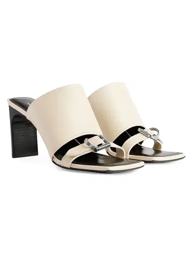 Balenciaga Women's Bel Air 80MM Sandals - Soya | Thumbnail 2