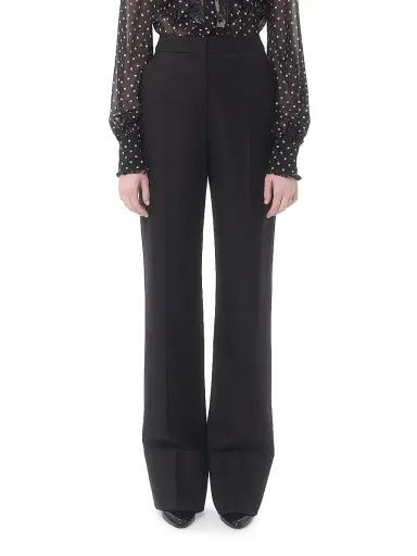 Valentino Garavani Women's Virgin Wool Pants - Black - Size 2 | Thumbnail 2 Valentino Garavani Women's Virgin Wool Pants - Black - Size 2 | Thumbnail 2