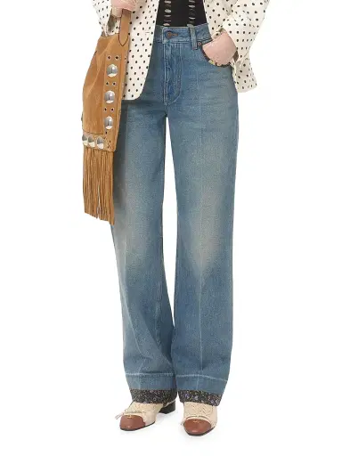 Valentino Garavani Women's Denim Pants | Thumbnail 2 Valentino Garavani Women's Denim Pants | Thumbnail 2