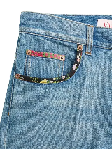 Valentino Garavani Women's Denim Pants | Thumbnail 5 Valentino Garavani Women's Denim Pants | Thumbnail 5