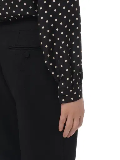 Valentino Garavani Men's Silk Twill Shirt with Plusdepois Print - Black Butter - Size 16 | Thumbnail 6