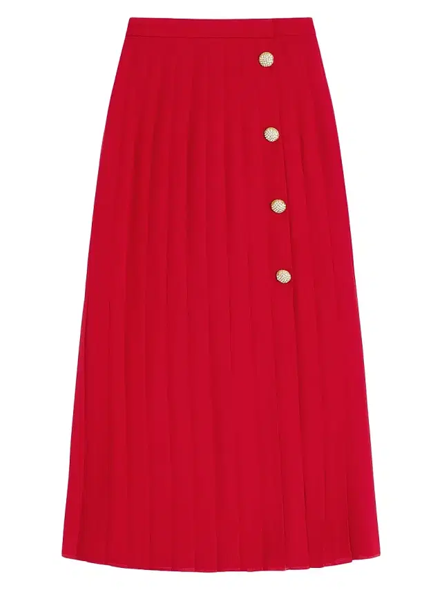 Women's Georgette Midi Skirt - Paris