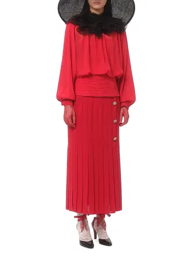 Valentino Garavani Women's Light Georgette Top - Paris - Size 2 | Thumbnail 7
