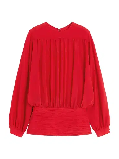 Valentino Garavani Women's Light Georgette Top - Paris - Size 2 | Thumbnail 1