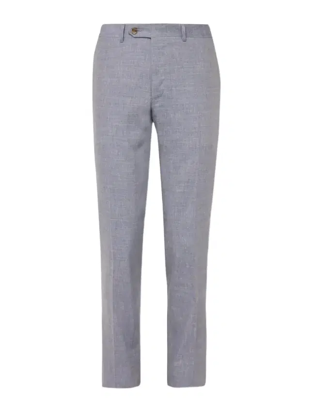 Kei Slim-Fit Linen and Wool-Blend Suit Trousers - Men