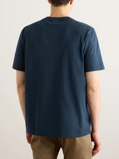 NN07 Adam 3209 Logo-Embroidered Pima Cotton-Jersey T-Shirt - Men | Thumbnail 4