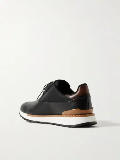 Berluti Fast Track Torino Leather and Shell Sneakers - Men | Thumbnail 4 Berluti Fast Track Torino Leather and Shell Sneakers - Men | Thumbnail 4