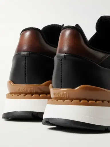 Berluti Fast Track Torino Leather and Shell Sneakers - Men | Thumbnail 5 Berluti Fast Track Torino Leather and Shell Sneakers - Men | Thumbnail 5