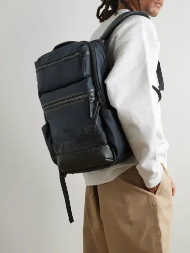 Master-Piece Rise Ver.2 Leather-Trimmed Mastertex-09 Backpack - Men | Thumbnail 2 Master-Piece Rise Ver.2 Leather-Trimmed Mastertex-09 Backpack - Men | Thumbnail 2