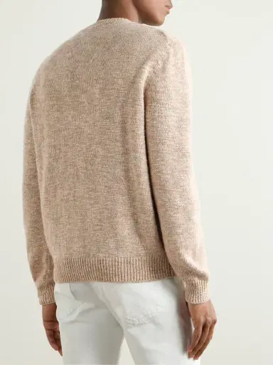 Loro Piana Silk, Cashmere and Linen-Blend Sweater - Men | Thumbnail 3 Loro Piana Silk, Cashmere and Linen-Blend Sweater - Men | Thumbnail 3