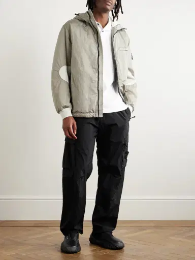 Stone Island Logo-Appliquéd Cotton-Blend Piqué Polo Shirt - Men | Thumbnail 2 Stone Island Logo-Appliquéd Cotton-Blend Piqué Polo Shirt - Men | Thumbnail 2