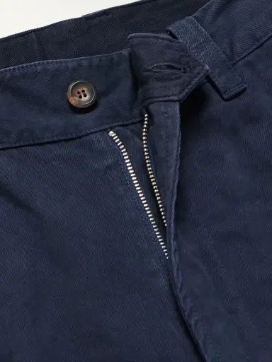 Drake's Straight-Leg Peached Cotton-Twill Trousers - Men | Thumbnail 6 Drake's Straight-Leg Peached Cotton-Twill Trousers - Men | Thumbnail 6