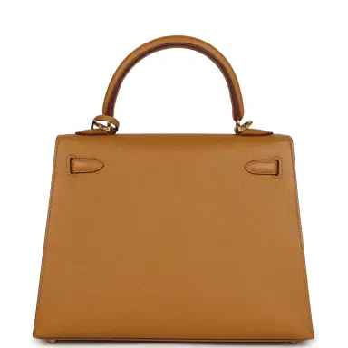 HERMÈS Hermes Kelly Sellier 25 Sesame Epsom Gold Hardware | Thumbnail 4 HERMÈS Hermes Kelly Sellier 25 Sesame Epsom Gold Hardware | Thumbnail 4