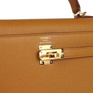 HERMÈS Hermes Kelly Sellier 25 Sesame Epsom Gold Hardware | Thumbnail 7 HERMÈS Hermes Kelly Sellier 25 Sesame Epsom Gold Hardware | Thumbnail 7