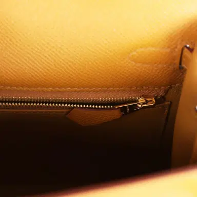 HERMÈS Hermes Kelly Sellier 25 Sesame Epsom Gold Hardware | Thumbnail 9 HERMÈS Hermes Kelly Sellier 25 Sesame Epsom Gold Hardware | Thumbnail 9
