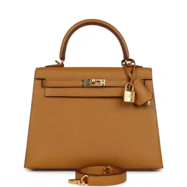 HERMÈS Hermes Kelly Sellier 25 Sesame Epsom Gold Hardware | Thumbnail 1 HERMÈS Hermes Kelly Sellier 25 Sesame Epsom Gold Hardware | Thumbnail 1