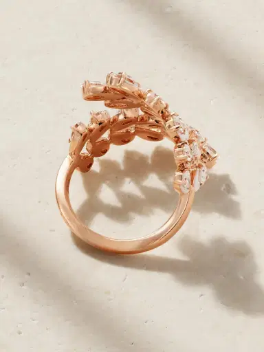 Kamyen Flora 18-karat Rose Gold, Diamond And Enamel Ring | Thumbnail 3 Kamyen Flora 18-karat Rose Gold, Diamond And Enamel Ring | Thumbnail 3