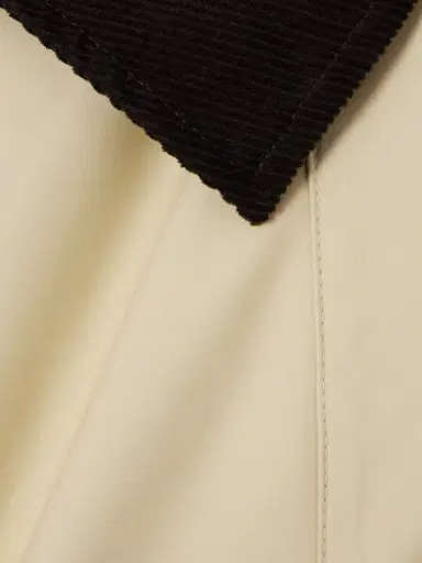 TOTEME Corduroy-trimmed Coated-canvas Jacket | Thumbnail 5
