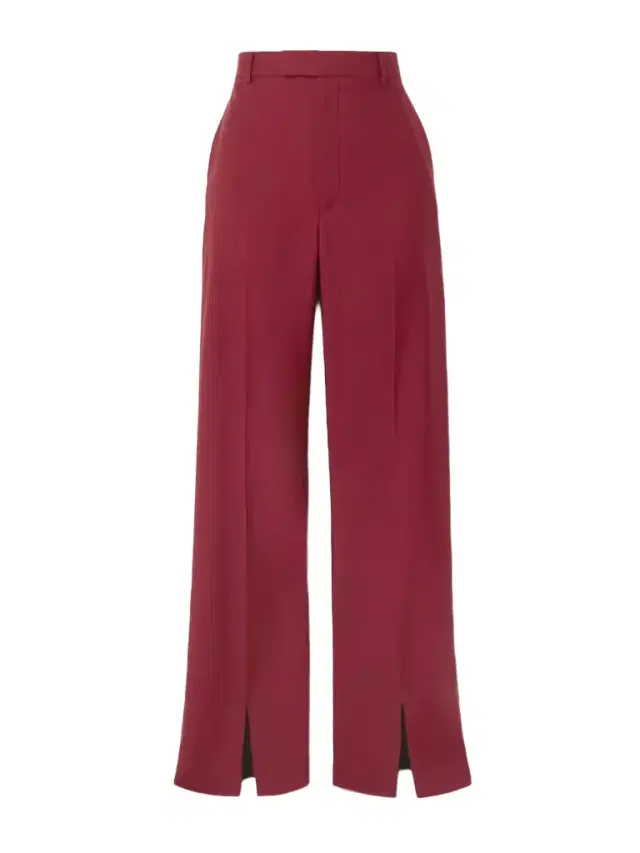 Wool Wide-leg Pants