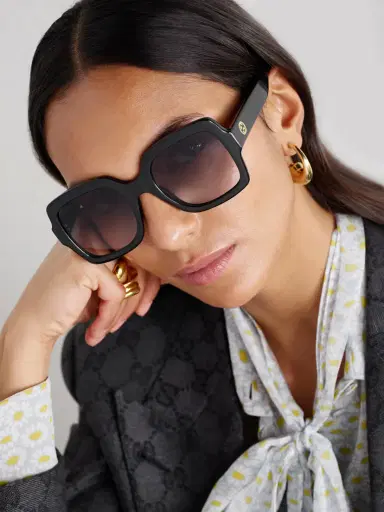 Gucci Eyewear Square-frame Acetate Sunglasses | Thumbnail 2