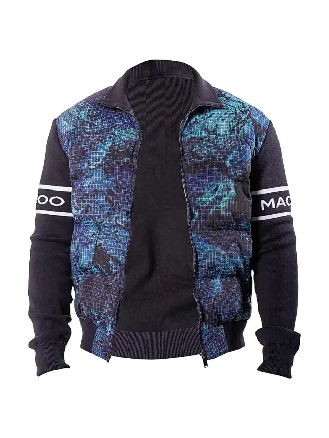 Maceoo Men's Bomber Jacket - Blue