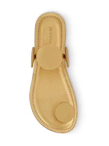 Bernardo Women's New Moon Toe Ring Sandals - Gold - Size 11 | Thumbnail 2 Bernardo Women's New Moon Toe Ring Sandals - Gold - Size 11 | Thumbnail 2