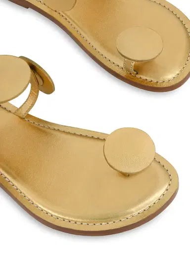 Bernardo Women's New Moon Toe Ring Sandals - Gold - Size 11 | Thumbnail 5 Bernardo Women's New Moon Toe Ring Sandals - Gold - Size 11 | Thumbnail 5