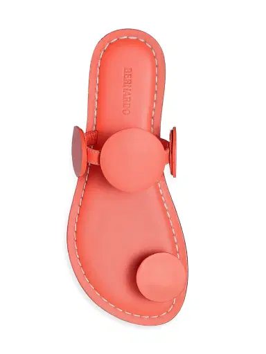 Bernardo Women's New Moon Toe Ring Sandals - Sunrise - Size 10 | Thumbnail 3