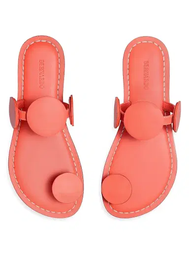 Bernardo Women's New Moon Toe Ring Sandals - Sunrise - Size 10 | Thumbnail 5