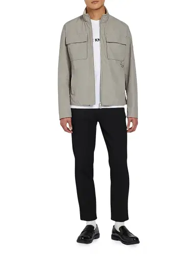 Moose Knuckles Men's Maxwell Lightweight Twill Jacket - Dusk | Thumbnail 2 Moose Knuckles Men's Maxwell Lightweight Twill Jacket - Dusk | Thumbnail 2