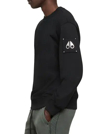 Moose Knuckles Men's Hartsfield Crewneck Sweater | Thumbnail 3