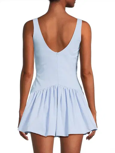 Peixoto Women's Addison Colorblocked Fit & Flare Minidress - Cloud Blue - Size Large | Thumbnail 5 Peixoto Women's Addison Colorblocked Fit & Flare Minidress - Cloud Blue - Size Large | Thumbnail 5