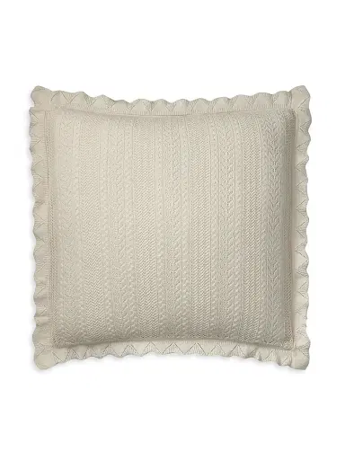 Ralph Lauren Estelle Pointelle Throw Pillow | Thumbnail 1 Ralph Lauren Estelle Pointelle Throw Pillow | Thumbnail 1
