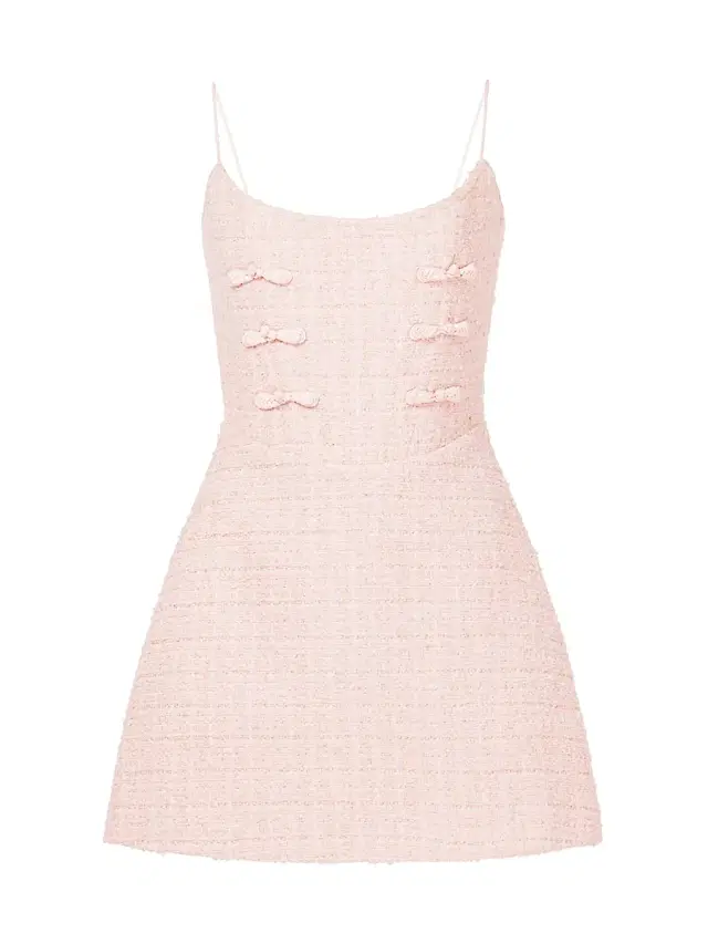 Women's Andi Tweed Sleeveless A-Line Minidress - Pastel Pink
