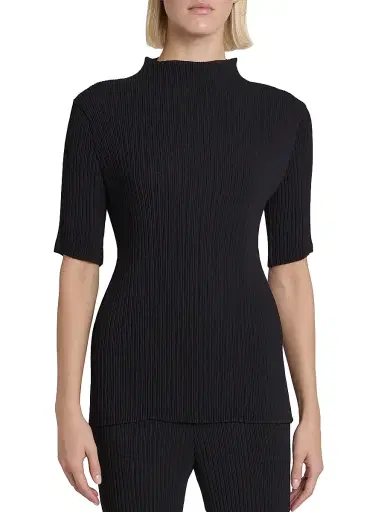 Issey Miyake Women's Hatching Pleats Top - Black - Size Small | Thumbnail 3 Issey Miyake Women's Hatching Pleats Top - Black - Size Small | Thumbnail 3